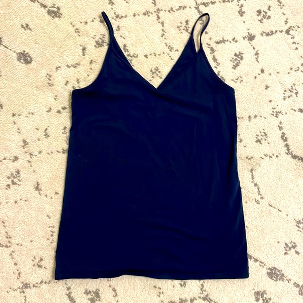 Loft Outlet V-neck Navy tank top